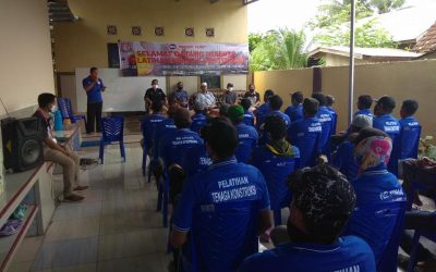 Bersama PT AJP, Tingkatkan Skill Tukang Batu di Lamasi Luwu