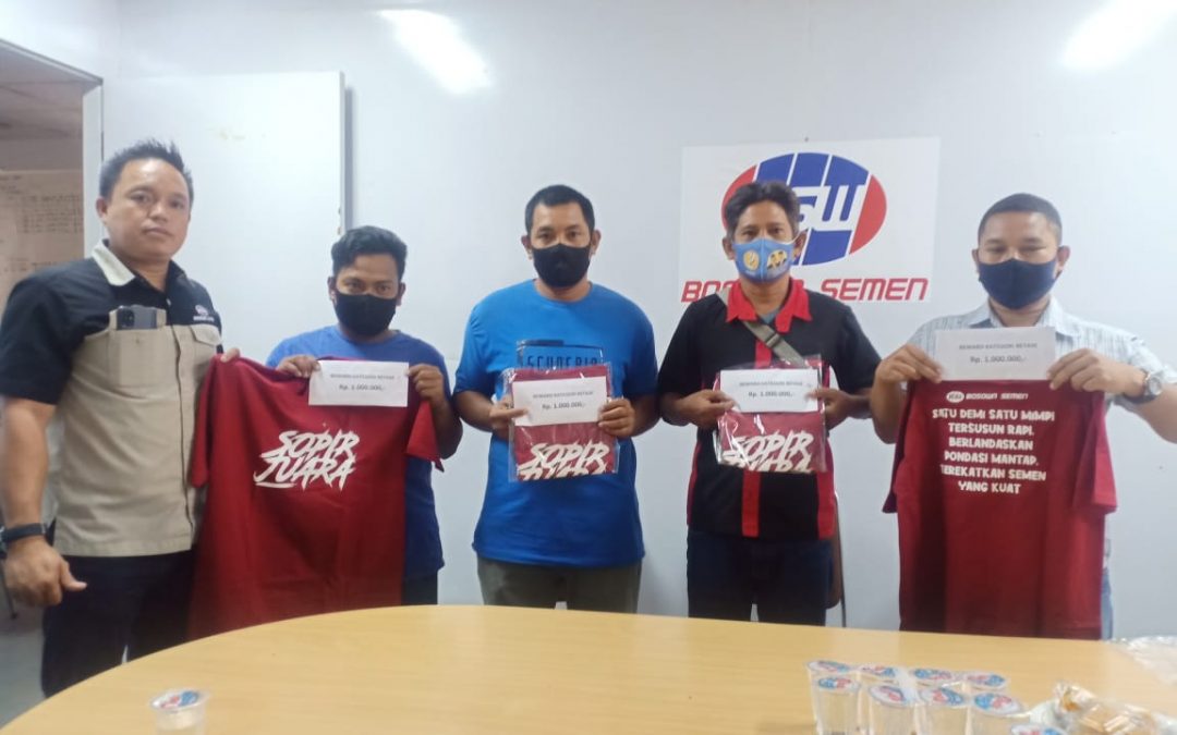 Sopir Klinker Berprestasi Diberi Reward