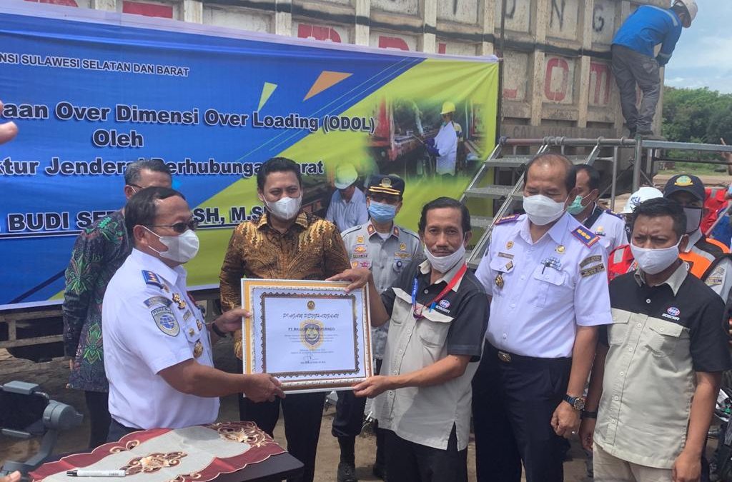 Selamat, Raih Penghargaan Kemenhub Transportasi Zero ODOL