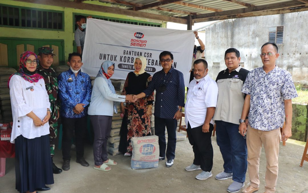 Bantuan CSR Untuk Korban Kebakaran Kessie Barru