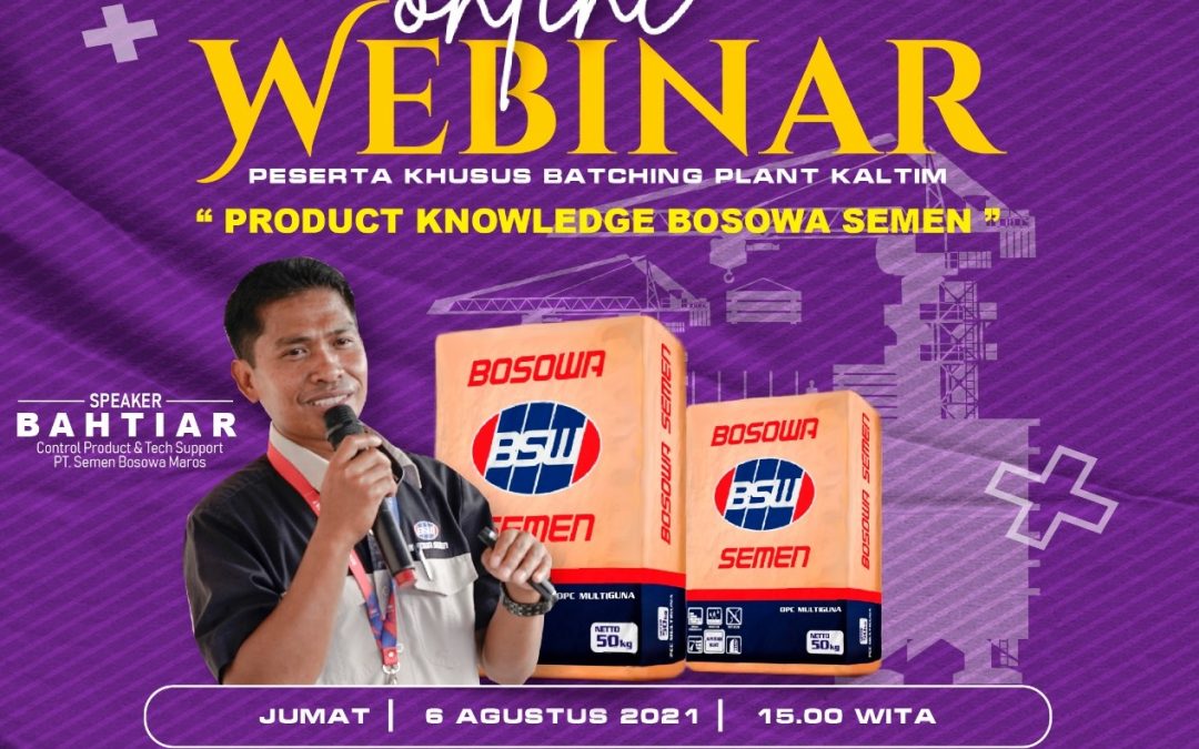 Tatap Muka Virtual, Bosowa Semen Kumpulkan Batching Plant Kalimantan